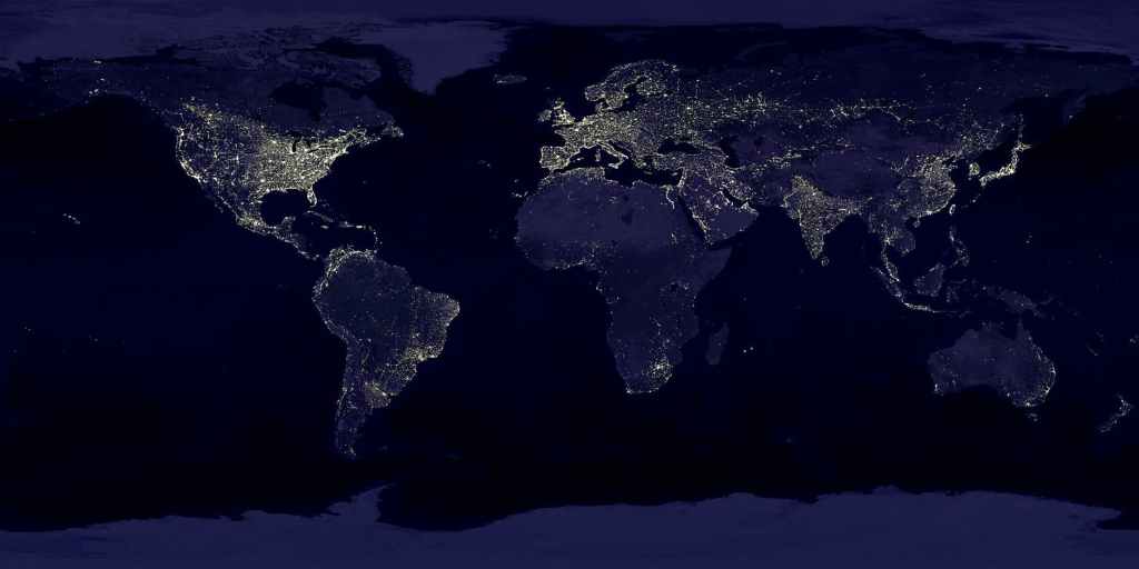 World view at night